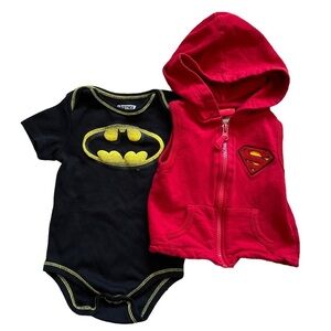 Superman and Batman Baby Bundle | 6-9 Months